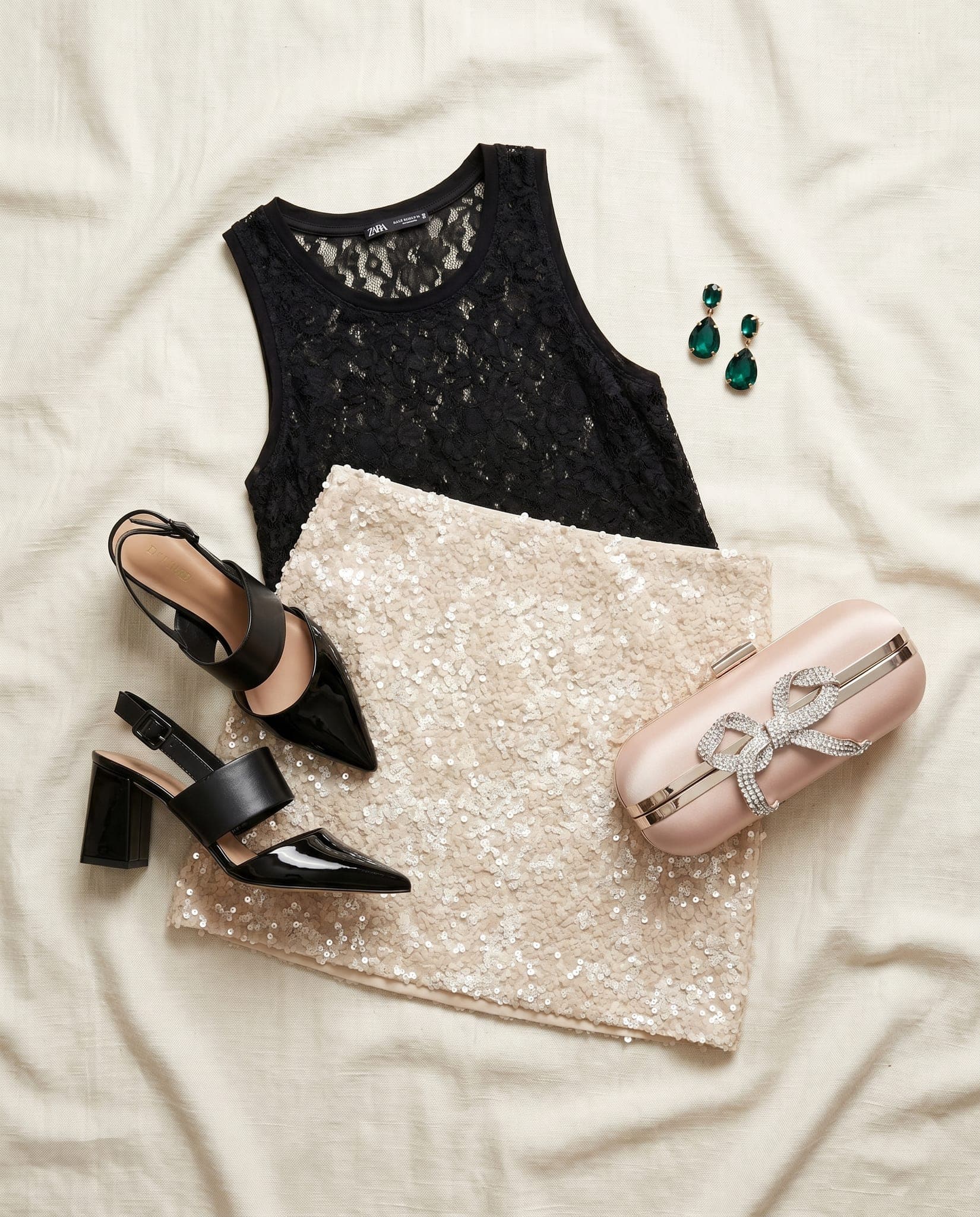 Glam evening look