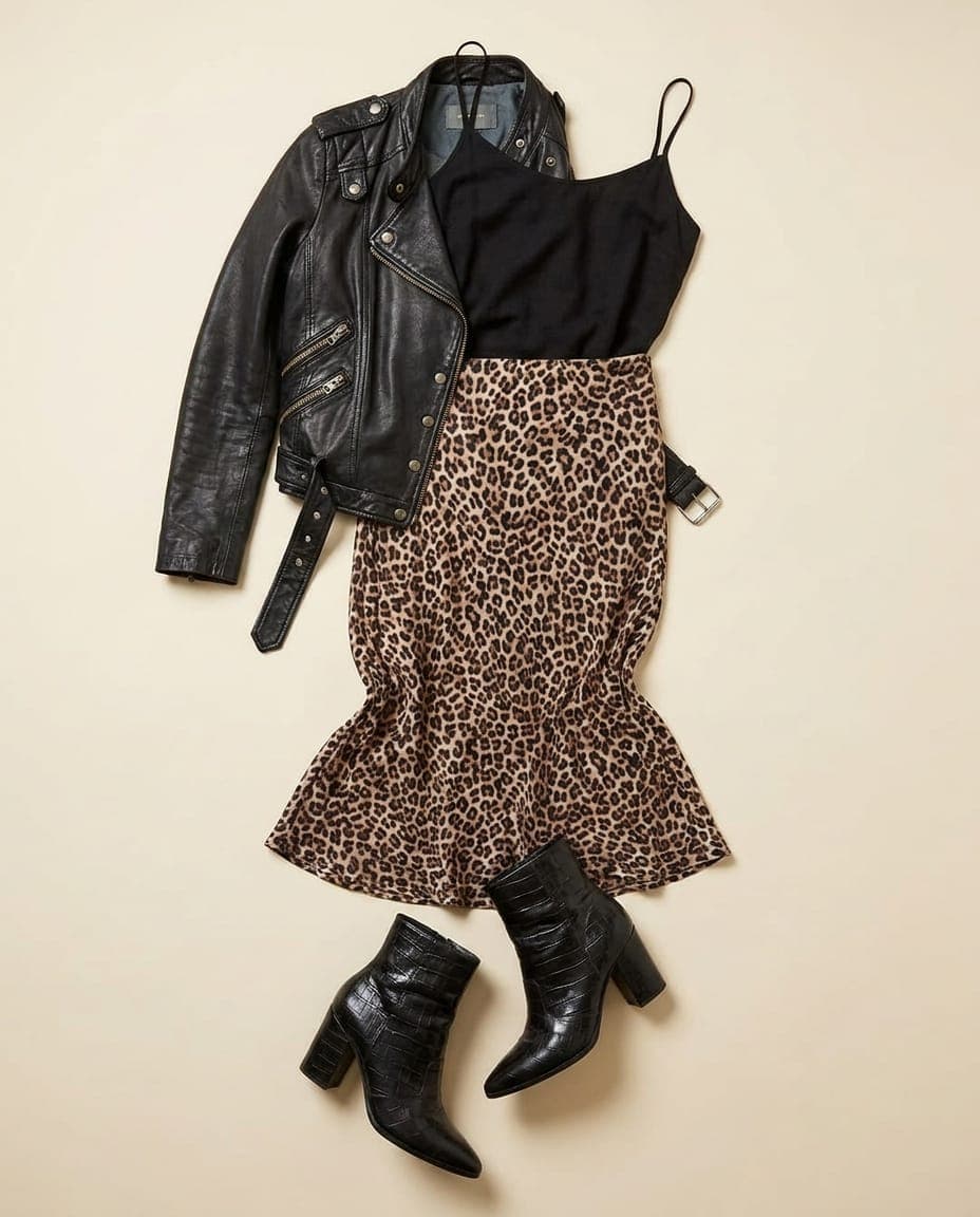 Leopard print look